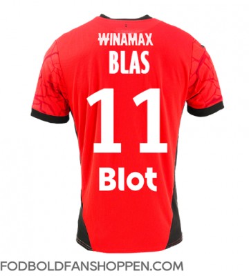 Stade Rennais Ludovic Blas #11 Hjemmebanetrøje 2024-25 Kortærmet